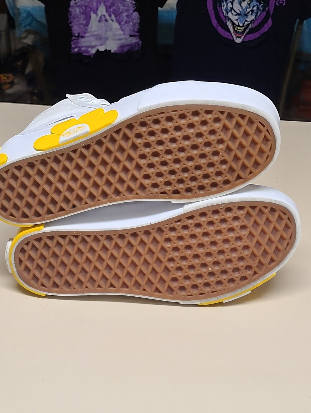Vans SK8 Hi Sunflower Tapered Stackform platform  skateboard sneakers size 7 - Picture 9 of 9
